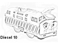Free Diesel 10 coloring page