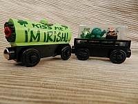 Kiss me I'm Irish toy train