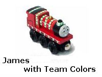 James with Team Colors recall