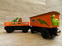 Memory Keeper Dinosaur wooden train