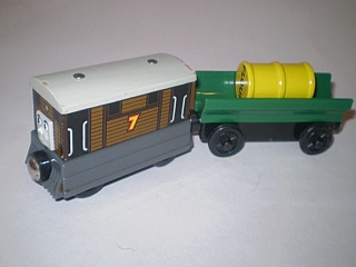 Wooden BRIO Toby train